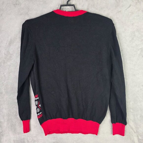 Mens Star Wars Darth Vader Black Ugly Christmas Sweater Black & Red Size XL - Picture 4 of 8